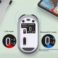 thumbnail image 2 of stanreset Bluetooth Wireless Mouse 2.4G/Bluetooth Dual Mode Mouse Quiet Mouse for Home Office Red, 2 of 6
