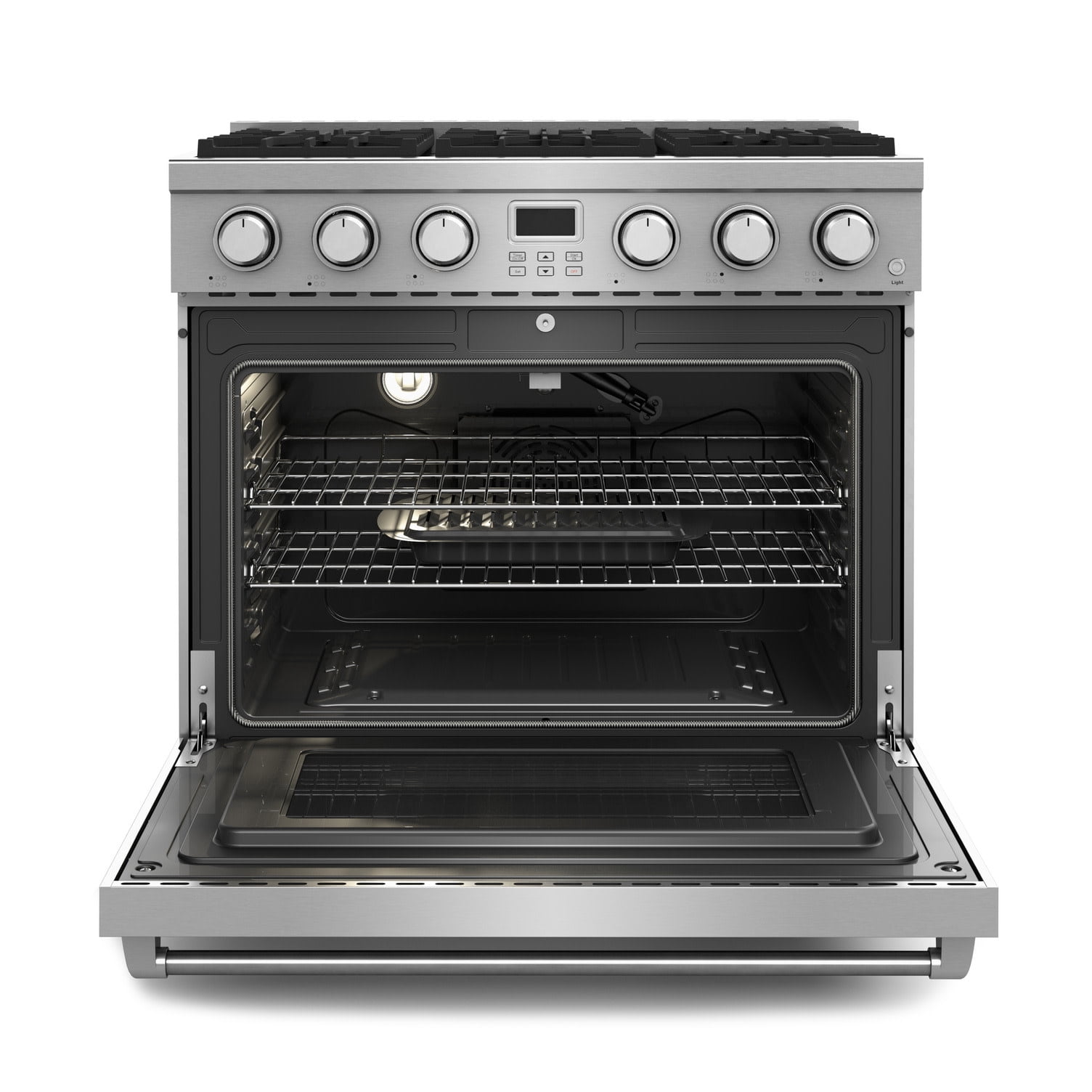 Thor Kitchen Arg36lp A Series 36" Wide 6 Cu. Ft. Free Standing Liquid Propane Range -
