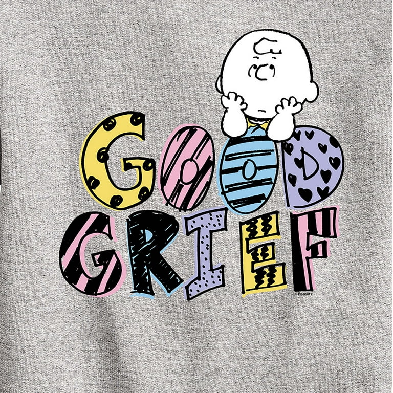 Peanuts - Good Grief Charlie Brown - Youth Crewneck