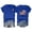 Blue, variant on Womens Patriotic T-Shirt 250th Anniversary USA Crewneck Short Sleeve Loves Jesus And America Too Distressed Flag Printed Tee 4th Of July Casual Tops