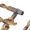 thumbnail image 3 of 6PCS Hex Shank Combination Tap Set Spiral Flute Drill Taps High Speed Steel Thread Tapping Tool Gold, 3 of 5