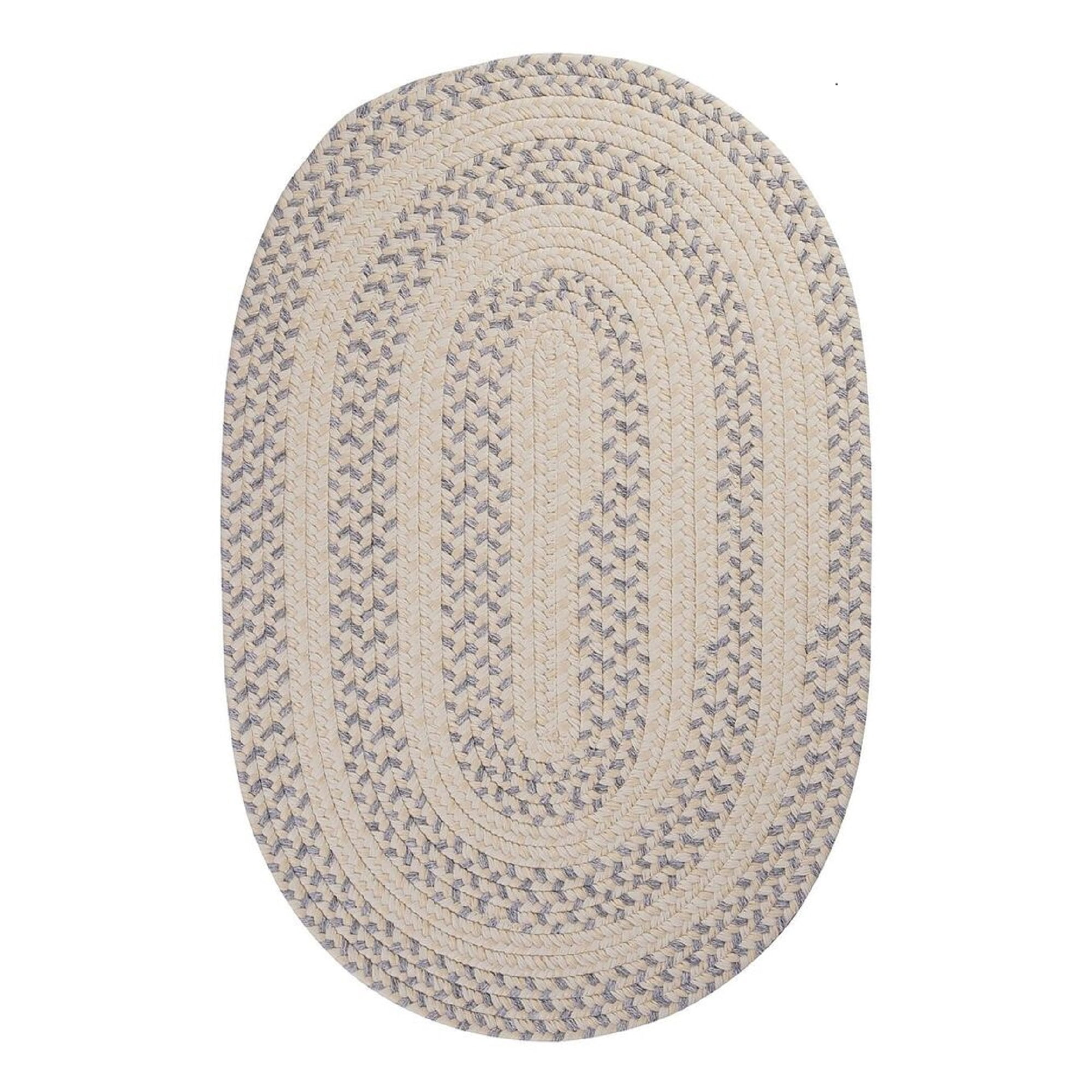 2' x 5' Handmade Reversible Oval Runner Rug