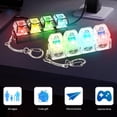 thumbnail image 2 of Juguete antiestrés tipo teclado Hunfuthr, 2 piezas, con LED, 2 of 6