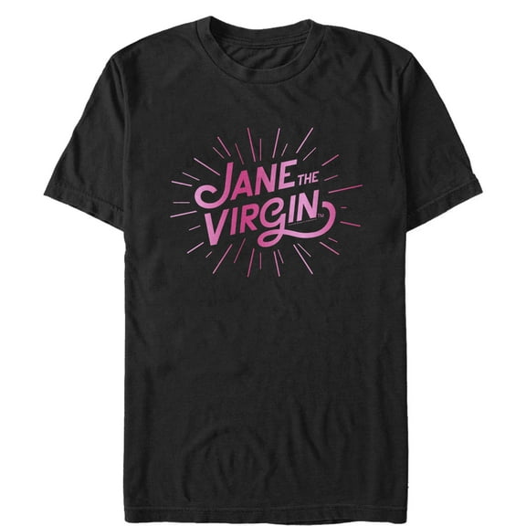 Men's Jane the Virgin Bright Logo  Graphic Tee Black Small
