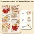 thumbnail image 6 of Multifunction Electric Heated Milk Cup, Rechargeable Portable 600ml 3-in-1 Mini Electric Heater Cup Red, 6 of 7