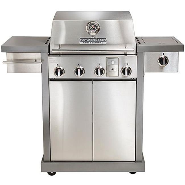 Hamilton Beach 84244R 5 Burner Gas Grill Stainless Steel