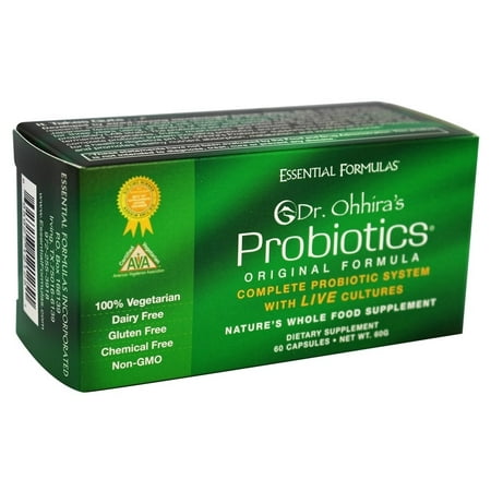 Essential Formulas - Probiotiques Dr. Ohhira Formule originale - 60 Capsules
