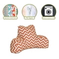 thumbnail image 6 of Majestic Home Goods Reading Pillow Chevron Burnt Orange, 6 of 6