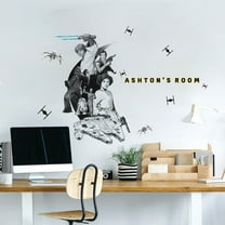 Classic Star Wars Peel And Stick Giant Wall Decal with Alphabet