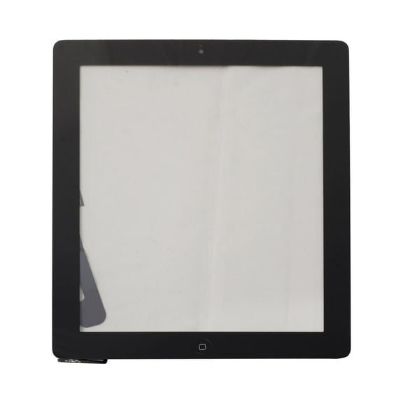 iPad 4 Replacement Screen With Digitizer (with Adhesive Home Button Return Small Plate) - Black