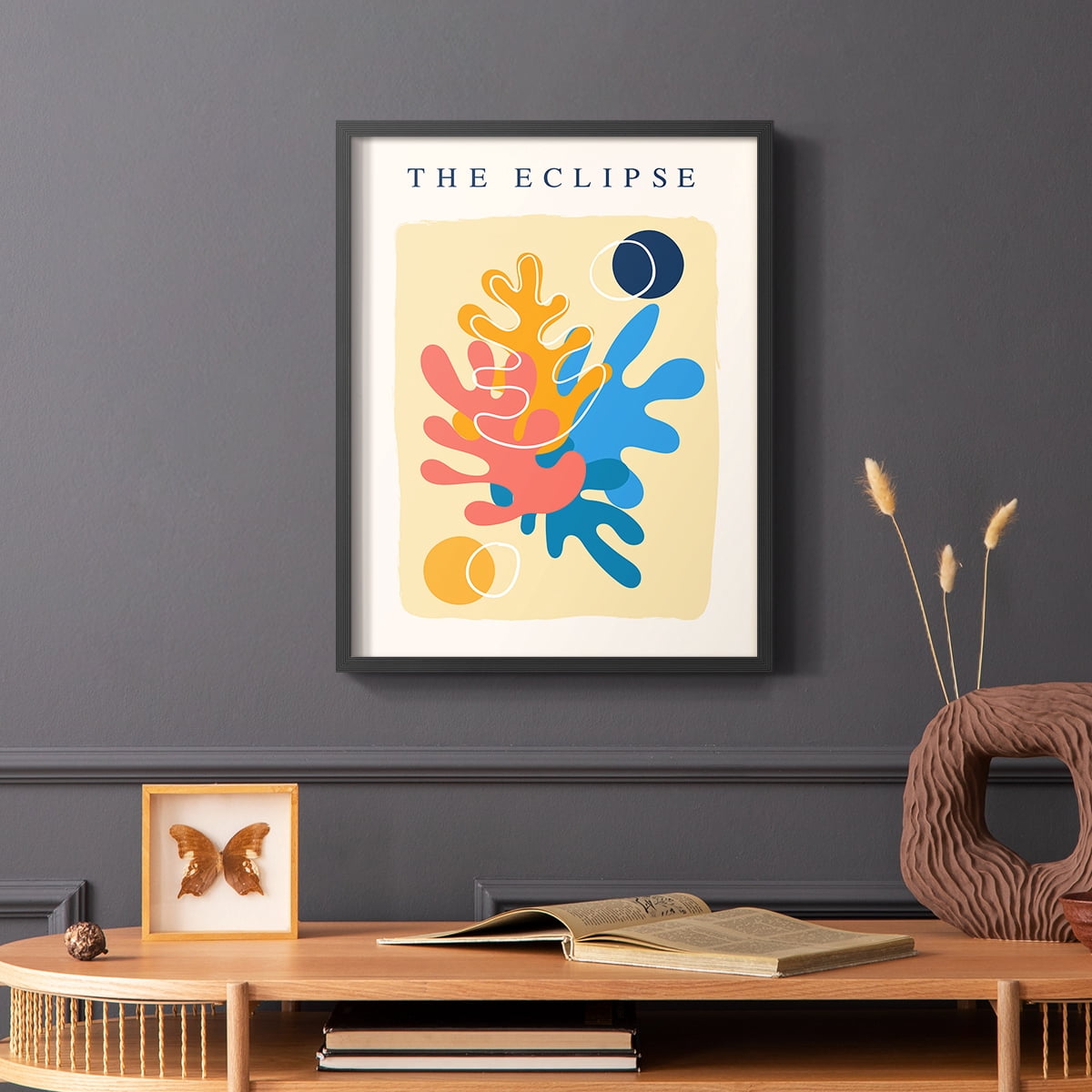 Matisse CCCXI in Black Solid Wood 16 x 20 Framed Print