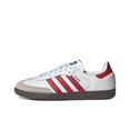 thumbnail image 3 of Zapatillas de skate adidas samba OG de piel suave para hombre y mujer, zapatillas informales planas para deportes al aire libre, color tonal, de Wales Bonn Pony, 3 of 5
