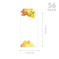 thumbnail image 5 of Koyal Wholesale Ombre Orange Watercolor Printable Wedding Paper Menu Cards for DIY Printer, Pack of 52, 5 of 5
