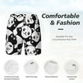 thumbnail image 5 of Gaeub Seamless Pattern Cute Panda Mens Swim Trunks Stretch Beach Shorts Quick Dry for Men Swim Shorts Swimwear with Pockets- 3X-Large, 5 of 9