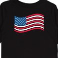 thumbnail image 4 of Inktastic Grunge American Flag Boys or Girls Long Sleeve Toddler T-Shirt, 4 of 5