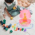 thumbnail image 3 of IFANLANDOR 1 Set Simulation Dishwasher Toy Pink Plastic for Girls Hand-eye Coordination Practice, 3 of 4