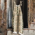 thumbnail image 2 of QATAINLAV Combinaisons en Coton et Lin pour Femmes Tenues d'Été de Plage Sans Manches Bretelles Ajustables Imprimé Boho Combinaisons Amples à Jambes Larges une-Pièce Pantalons avec Poches Multicolore XXXXXL Ventes Prime, 2 of 6