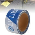 thumbnail image 3 of Rollo De Cinta De Precaución, 10 Piezas Azul Ligera Elasticidad Material De PE Cinta De Advertencia De Aislamiento Capa A Prueba De Agua Para Accidentes De Tráfico, 3 of 7