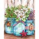 thumbnail image 1 of Botella de vidrio Flor Pintura al óleo por números DIY Imagen de dibujo sin marco para adultos FLhrweasw Nuevo, 1 of 9