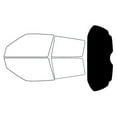 thumbnail image 2 of Rvinyl Window Tint Kit Compatible with Nissan Juke 2011-2013 - Rear Windshield Precut Kit - 5%, 2 of 8