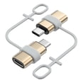thumbnail image 1 of Adaptador MoKo de Lightning a USB-C Paquete de 2 Dorado, 1 of 8
