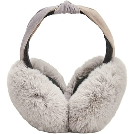 

PIKADINGNIS Women Earmuffs Foldable Winter Ear Warmers Soft Warm Fluffy Fur Outdoor Ear Muff