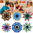 thumbnail image 3 of 1 Set Fingertip Spinner Ultra-quiet Long Rotation Time Multi-color Drill  Painting Fingertip Spinner for Handicraft, 3 of 8