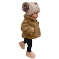 thumbnail image 3 of Generic Kids Cozy Winter Coat Girls' Lightweight Puffer Jacket Toddler Boys Girls Coat Winter Windproof Thicken Coat Jacket Child Warm Button Outerwear Jacket With Pocket Baby Girls Boys Coat, 3 of 9