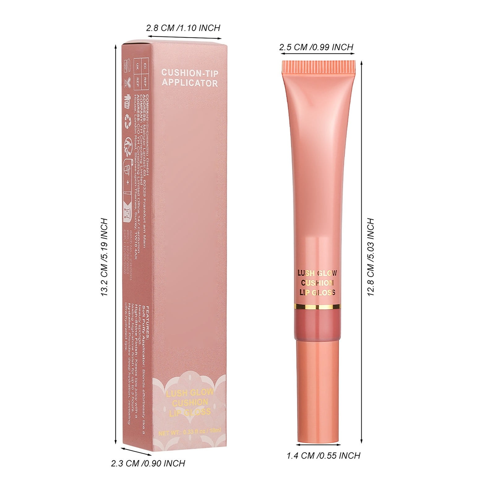 Lip Moisturizer for Very Dry Teen Makeup Mini Lip Gloss Lip Colors Lip Gloss Fresh Lip Wrap Lip Bar Lipstick Lip Gloss Clear Flavo Lip Gloss Mini Suitcase for Lip Gloss Packaging