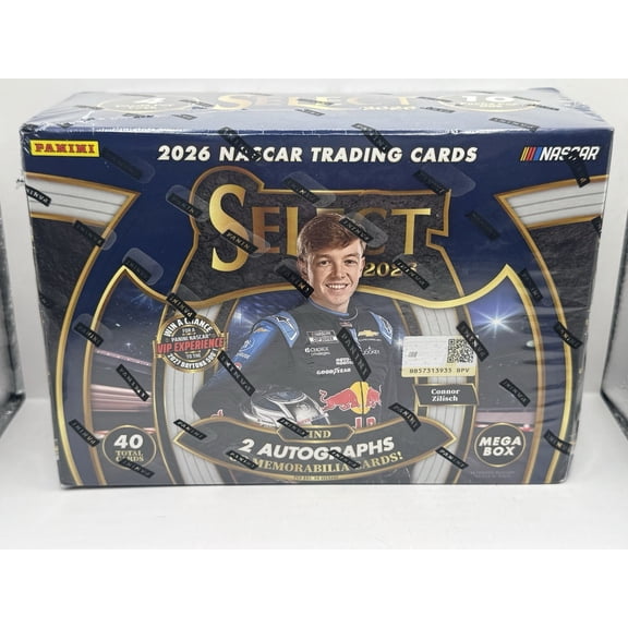 2026 Panini Select NASCAR Mega Box - Factory Sealed