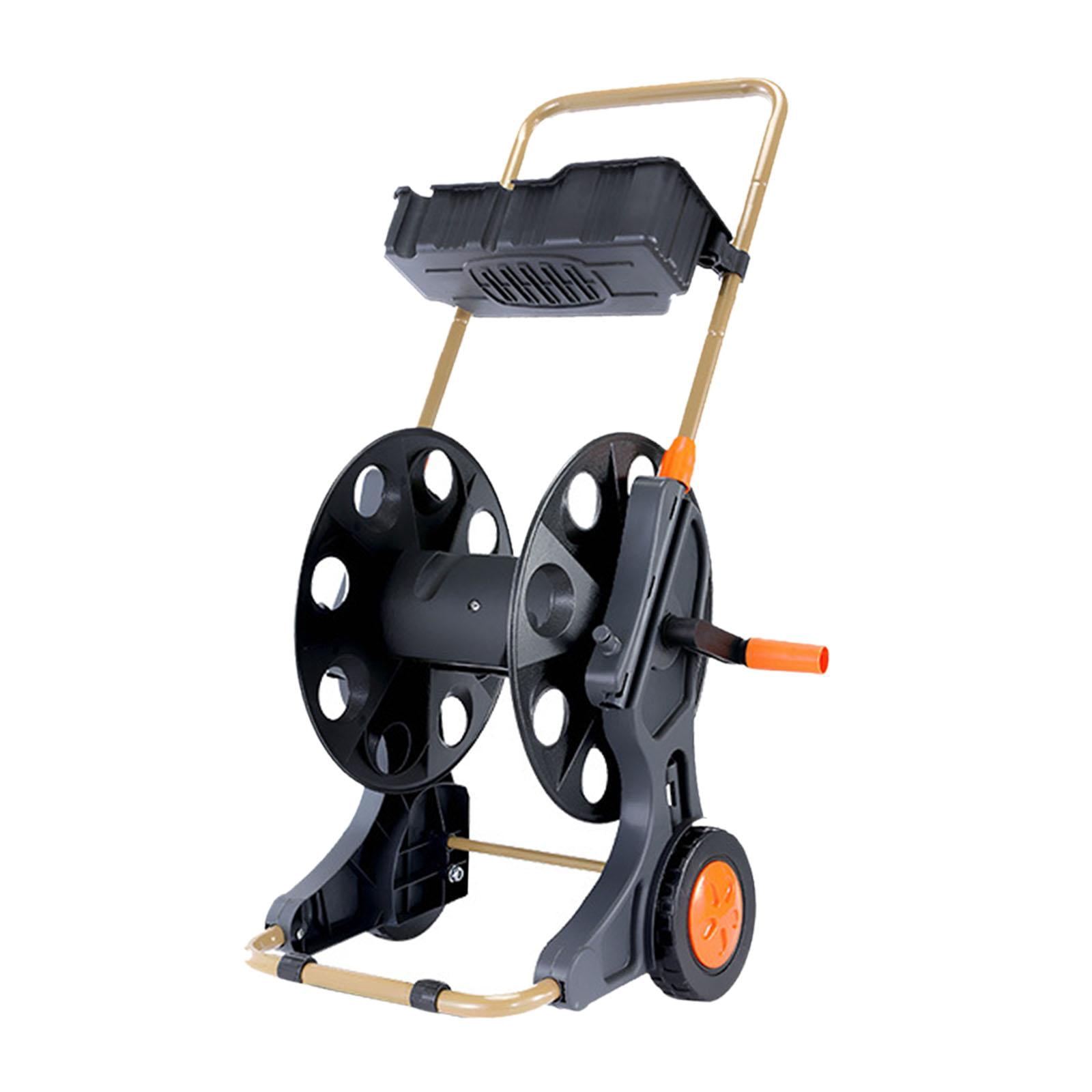 figatia Garden Hose Reel Cart Pipe Storage Rack,Stable,Tool Household,Hose Organizer Water Hose Holder for Outside Lawns Gardens Yard
