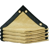 ShadeMart 90% 8' x 8' Beige Custom Size Dog Shade Cover Canopy Shade Cloth/ Privacy Screen with Grommets for Pergola, Outdoor, Patio, Garden Fence, Apartments Railing (We Make Custom Size )