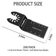 thumbnail image 2 of Kit universal TrivdPro de 200 hojas para herramienta oscilante, 2 of 6