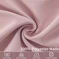 thumbnail image 6 of Blackout Window Valance for Bedroom Kitchen Bathroom Living Room Darkening Rod Pocket Curtain Valance, Thermal Insulated Window Treatment 1 Panel, 52 x 18 Inches, Baby Pink, 6 of 6