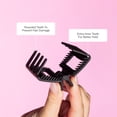 thumbnail image 3 of Gimme Beauty Claw Clip Fine Square Extra Grip, Black/Tan, 2ct, 3 of 5