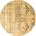 thumbnail image 1 of Ahgly Company Indoor Round Persian Brown Traditional Area Rugs, 4' Round, 1 of 4
