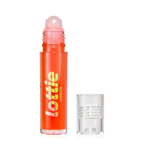 Lottie London Roller Glaze In O.J. Color Changing Nourishing Lip Oil Which Adapts To The Natural Ph In Your Lips