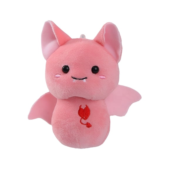 BESTSKY 2026 New Halloween Mysterious Bat Plush Stuffed Animals for Kids,Soft Cute Plush Toys for Girl and Boy,Fluffy Bat for Home,Party,Gift,Collection(Pink)