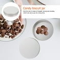 thumbnail image 4 of FESTFENDS 1 Pce Boîte de Rangement pour Biscuits en Fer-Blanc Argenté pour Usage Domestique, 4 of 8