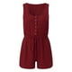 thumbnail image 4 of Pantalones cortos sin mangas y de pierna ancha para mujer: cintura ajustable con cordón, poliéster y spandex, para la playa o las vacaciones, 4 of 5