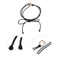 thumbnail image 4 of Unique Bargains 1 Pc Festival Wrap Belt Elegant Stone Pattern Buckle Knotted Adjustable Waist Cord for Women Black, 4 of 5