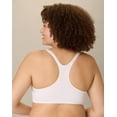 thumbnail image 2 of Playtex Front-Closure Racerback Bra, Full Coverage  Heirloom White 44DD, 2 of 6