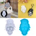 thumbnail image 2 of Molde de Silicona YONGSHENG adorno de calavera de Halloween azul, 2 of 5