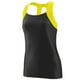 thumbnail image 1 of TANQUE DE MUJER JAZZY CON ESPALDA ABIERTA M NEGRO/AMARILLO PODER Augusta 1208, 1 of 1