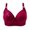 Red#no wired bras women, variant on FAVIPT Wireless Bra Women Floral Print Bralettes Push Up Comfort Soft Underwear Breathable Everyday Senior Bra 2025 Pink,M