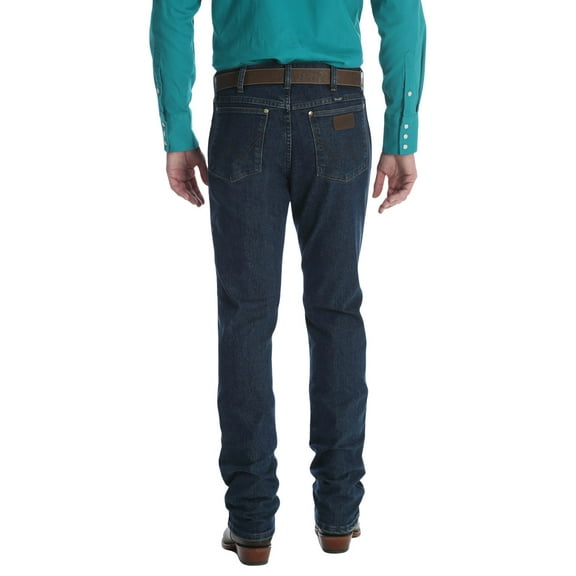 Wrangler Men's Midnight Rinse Premium Performance Cowboy Cut Slim Jeans Indigo 34W x 36L  US