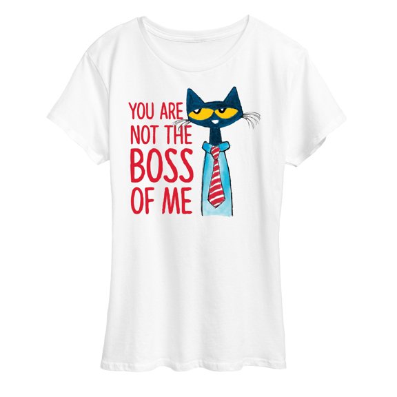 Pete The Cat - You Are Not The Boss Of Me - Women's Short Sleeve Graphic T-Shirt