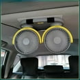 thumbnail image 2 of 5V / 12v / 24V Car USB Fan Cooling Car Fan Dual Head Car Fan 3 Speeds Adjustable For Auto Cooler Air Fan Car Accessories Fan, 2 of 5