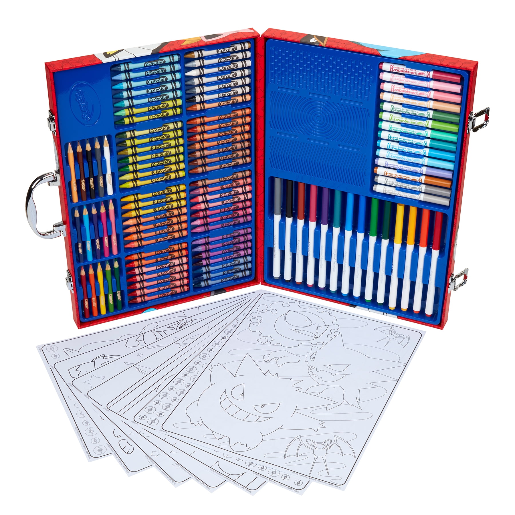 Crayola Pokémon Imagination Art Coloring Set, 115 Pcs, Pokemon Toys, Arts & Crafts, Beginner Child