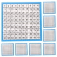thumbnail image 1 of Miangastore 10 Sheets Number Charts Hundreds Chart Math Charts Math Tables Math Accessory, 1 of 9